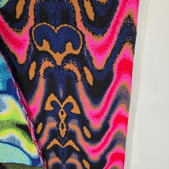 AGR Cherish Jacquard Split Sweater Merino Wool Psychedelic Unisex Size Large NEW - Picture 8 of 12